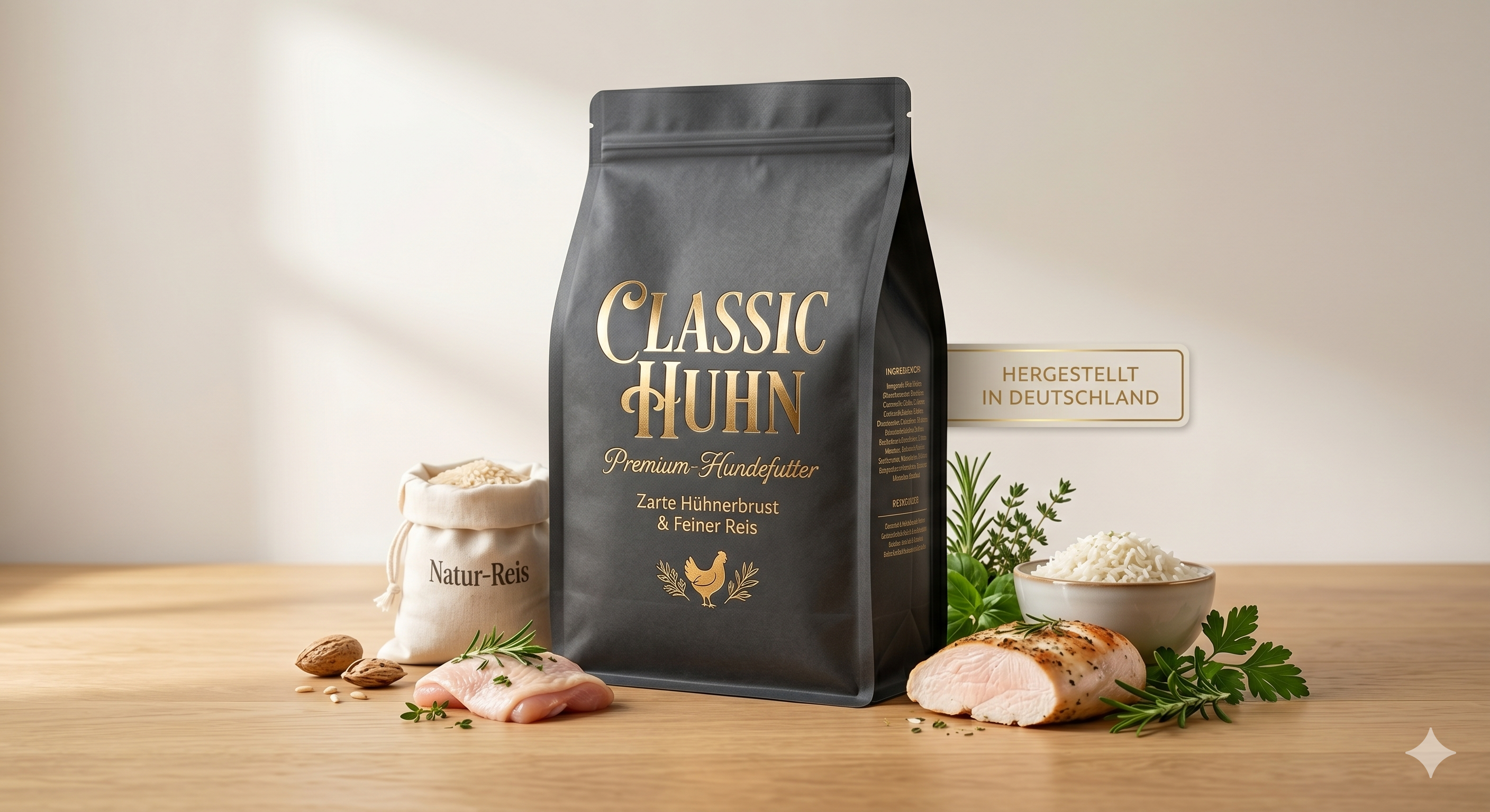 von Rudon Classic Huhn – Premium Hundefutter mit Huhn und Reis