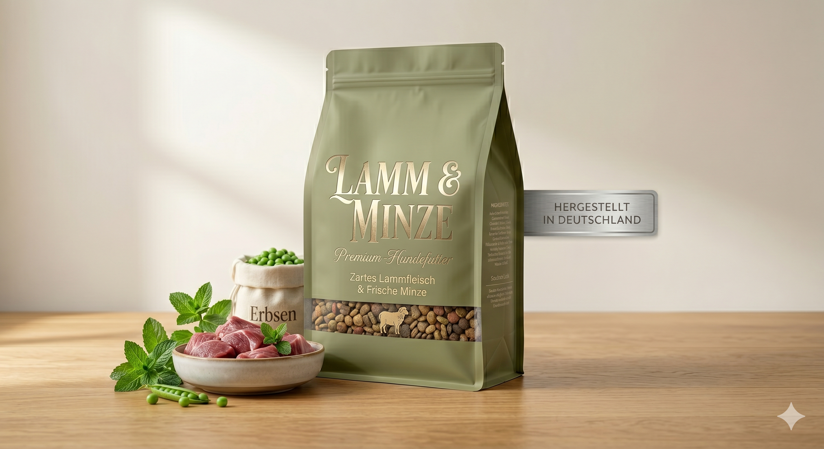 von Rudon Lamm und Minze – Premium Hundefutter mit Lamm und Gemüse